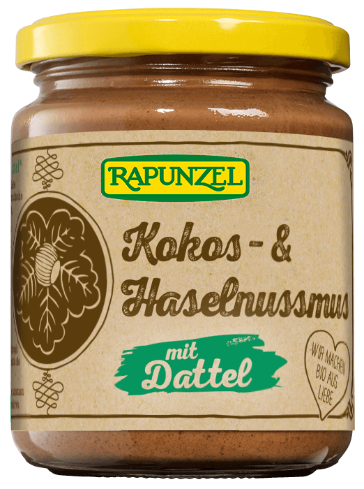 Rapunzel Kokos- & Halsenussmus mit Dattel