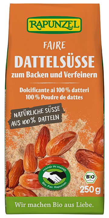 Verpackungsdesign - Rapunzel - Dattelsüße