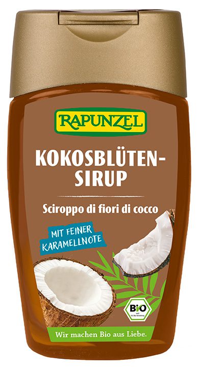 Verpackungsdesign - Rapunzel Kokosblütensirup