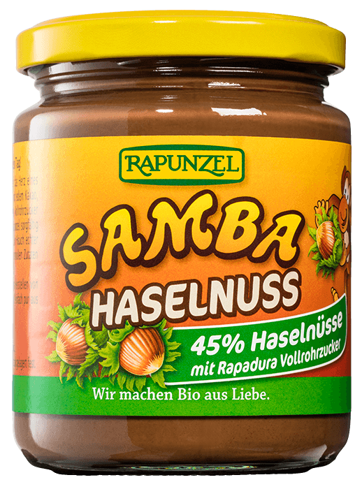 Rapunzel Samba Haselnuss Brotaufstrich