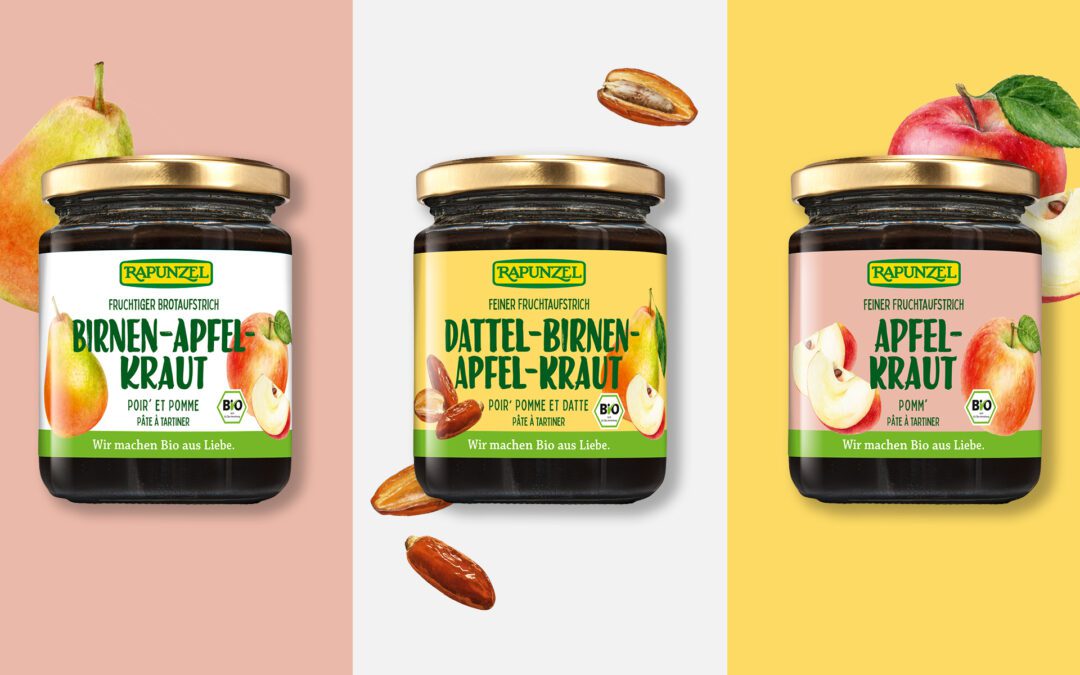Redesign: Rapunzel Apfelkraut-Sorten