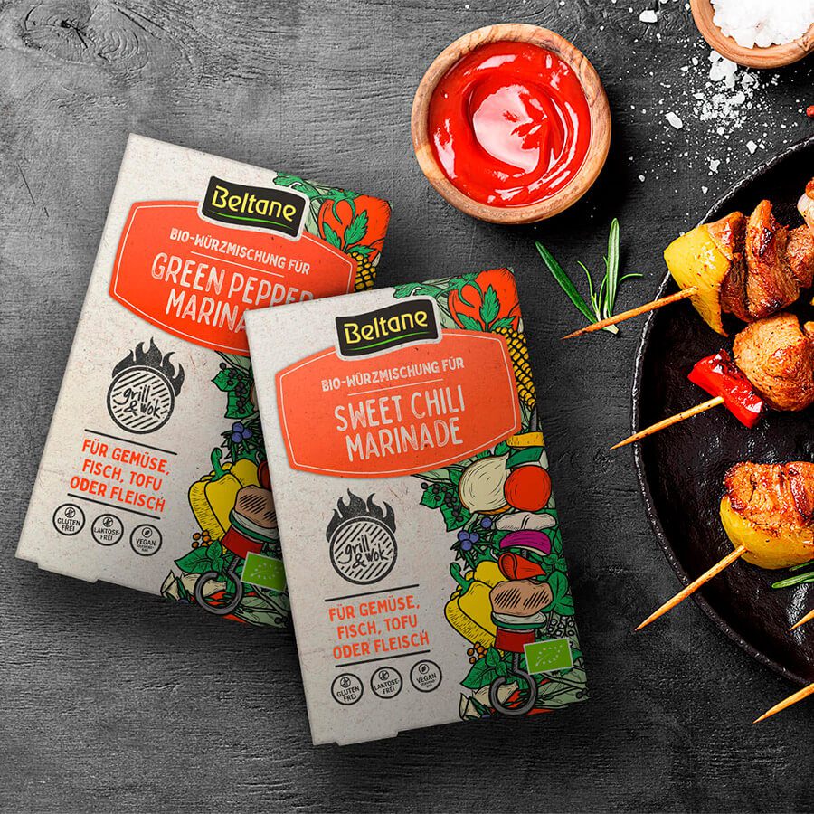 Beltane Naturkost - Grill&Wok - Verpackungsdesign by VIERPUNKT GmbH Beltane Naturkost - Grill&Wok - Verpackungsdesign by VIERPUNKT GmbH