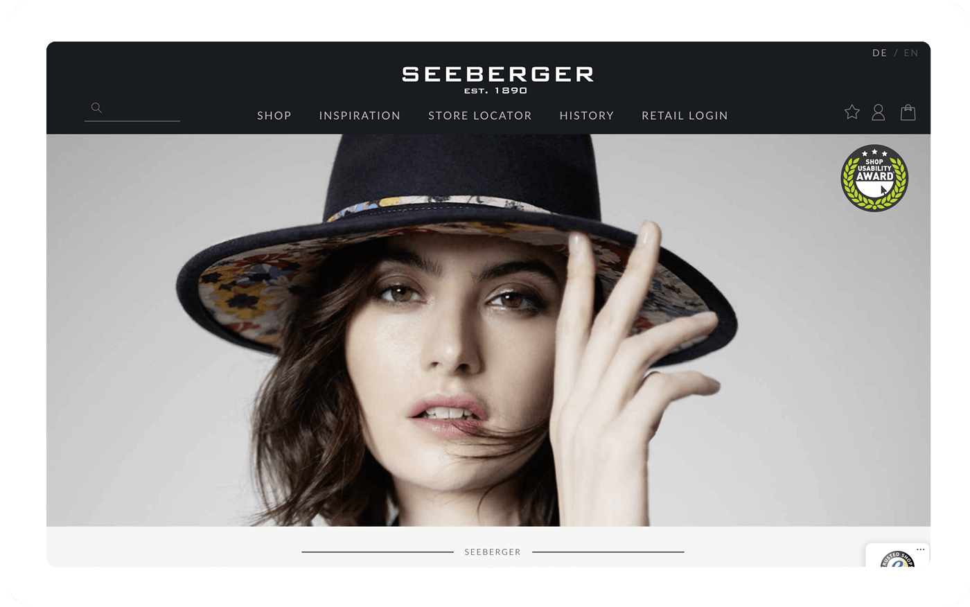 Shopware 5 Shop SEEBERGER HATS