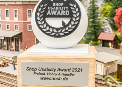 Wir wurden mit dem Shop Usability Award 2021 ausgezeichnet.
