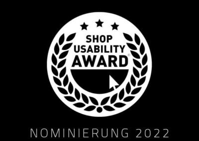 Nominierung beim Shop Usability Award 2022