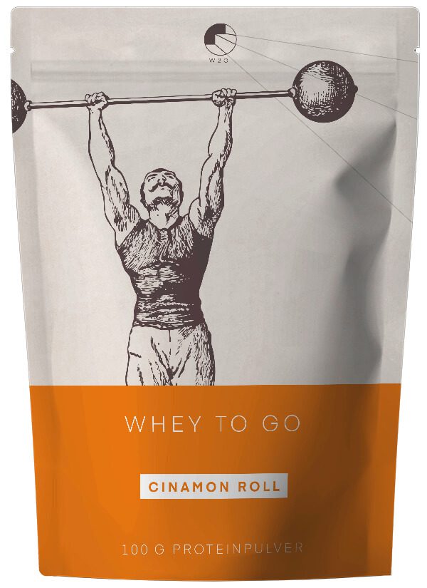 Whey to go - Proteinpulver - Verpackungsdesign