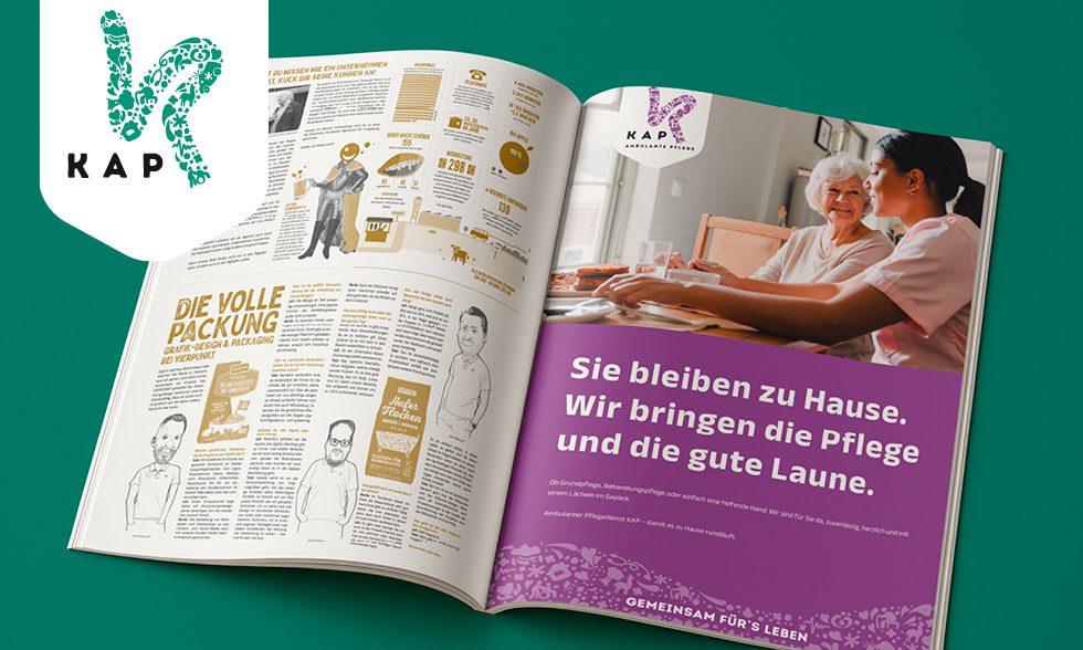 Corporate Design für KAP – Rettungsdienst & ambulante Pflege